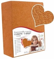 Froté prestieradlo s gumičkou 200x220 červené froté Froté prestieradlo s gumičkou 200x220 červené froté