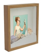 3D hlboký fotorámik 23x23 dub hranatý 3D hlboký fotorámik 23x23 dub hranatý