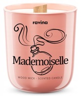 Vonná sójová sviečka MADEMOISELLE s dreveným knôtom Vonná sójová sviečka MADEMOISELLE s dreveným knôtom
