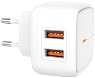 Nabíjačka do steny XO-L61 2x USB 2,4A biela