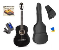 KLASICKÁ GITAROVÁ ČIERNA 39'' TUNER STRIP STRUN