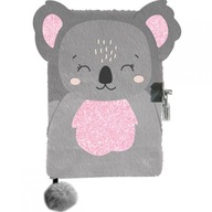 PLYŠOVÝ DENNÍK KOALA PRE DIEVČATÁ DETSKÝ CHLUPÁK s KĽÚČOM PLYŠOVÝ DENNÍK KOALA PRE DIEVČATÁ DETSKÝ CHLUPÁK s KĽÚČOM