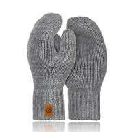 Brødrene R02 dámske zimné rukavice, svetlošedá