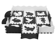 Penové puzzle, 3x3 zvieracie puzzle podložka Penové puzzle, 3x3 zvieracie puzzle podložka