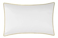 Biela obliečka na vankúš so zlatým lemom 50x70 MARO HOME