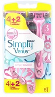 Gillette Simply Venus 3 žiletky 6 ks