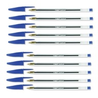 BiC Cristal guľôčkové pero 0,4 MM MODRÉ 10 ks, odolné
