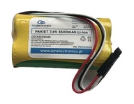 BATÉRIA BATÉRIA 7,4V 3500mAh Li-ION KÁBLE BATÉRIA BATÉRIA 7,4V 3500mAh Li-ION KÁBLE