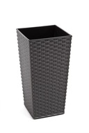 FINEZJA RATTAN kvetináč 25x25cm, farba GRAFIT FINEZJA RATTAN kvetináč 25x25cm, farba GRAFIT