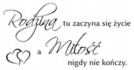 Nálepka na stenu s citátmi FAMILY Nálepka na stenu s citátmi FAMILY