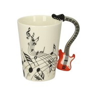 Hrnček Elektrická gitara RED Music NOTES Hrnček Elektrická gitara RED Music NOTES