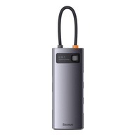 Baseus Metal Gleam Series 6v1, USB-C až 3x USB 3.0 + USB-C PD + microSD/SD Baseus Metal Gleam Series 6v1, USB-C až 3x USB 3.0 + USB-C PD + microSD/SD