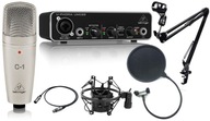 BEHRINGER UMC 22 + SADA DOMÁCEHO ŠTÚDIA MIC C1