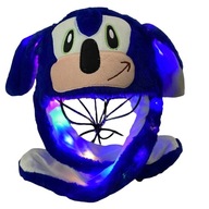Klobúk SONIC svieti POHYBLIVÉ LED zajačie UŠI Klobúk SONIC svieti POHYBLIVÉ LED zajačie UŠI