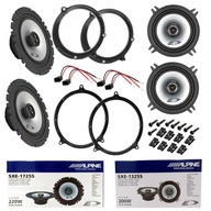 4 ks reproduktorov do auta ALPINE pre A4 B5 Avant, predné + zadné rozpery 4 ks reproduktorov do auta ALPINE pre A4 B5 Avant, predné + zadné rozpery