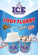 Reklamný plagát formátu A2 na sypanú zmrzlinu, sypanú zmrzlinu