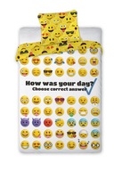 Obliečky MLÁDEŽ EMOJI SMILES 140x200 Obliečky MLÁDEŽ EMOJI SMILES 140x200
