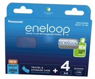 4X PANASONIC ENELOOP R6 AA BATÉRIE 4BL + KRABIČKA 4X PANASONIC ENELOOP R6 AA BATÉRIE 4BL + KRABIČKA