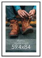 Čierny rám A1 Hliníkový rám 59,4x84 cm 84x59,4 Čierny rám A1 Hliníkový rám 59,4x84 cm 84x59,4