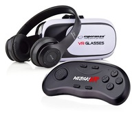 3D VR OKULIARE SO SLÚCHADLAMI + DIAĽKOVÝM BLUETOOTH 3D VR OKULIARE SO SLÚCHADLAMI + DIAĽKOVÝM BLUETOOTH