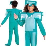 MINECRAFT KARNEVALOVÝ KOSTÝM PRE CHLAPKOV DIAMANTOVÉ ZBROJENIE 125-135 KOSTÝM MINECRAFT KARNEVALOVÝ KOSTÝM PRE CHLAPKOV DIAMANTOVÉ ZBROJENIE 125-135 KOSTÝM