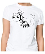 Darčekové TRIČKO BEE HAPPY BEE KEEPER s včielkou S Darčekové TRIČKO BEE HAPPY BEE KEEPER s včielkou S