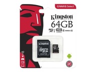 Pamäťová karta Kingston Canvas Select 64 GB, microSDHC triedy 10