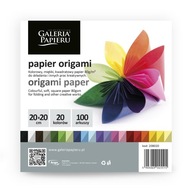 Origami papier 20x20cm farebný