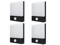 4x LED nástenné svietidlo IP65 pohybový senzor 4x LED nástenné svietidlo IP65 pohybový senzor