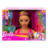 Stylingová hlava Barbie Neon Brown HMD80