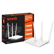 WiFi router Tenda F3 2,4 GHz, 300 Mb/s, 4xFE, 3x5dBi