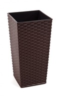 Kvetináč Finezja Rattan 250 Lamela Mokka + vložka Kvetináč Finezja Rattan 250 Lamela Mokka + vložka