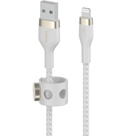 Kábel Belkin Boost Pro Flex USB-A na Lightning, 2 m
