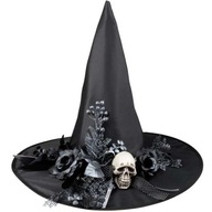 Čarodejnícky klobúčik BLACK čarodejnícky outfit ATLAS