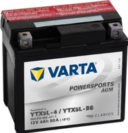 BATÉRIA 4AH/80A 12V P+ / VARTA AGM MOTOCYKLE BATÉRIA 4AH/80A 12V P+ / VARTA AGM MOTOCYKLE