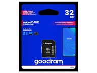Pamäťová karta microSD UHS-I Goodram 32GB + adaptér