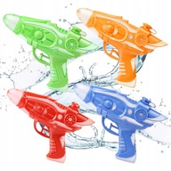 Sada 4 400 ml vodných pištolí v rôznych farbách