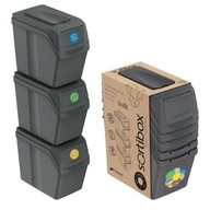 ODPADKOVÉ KOŠE SEGREGÁCIA ODPADU 3 X 20L SET ODPADKOVÉ KOŠE SEGREGÁCIA ODPADU 3 X 20L SET