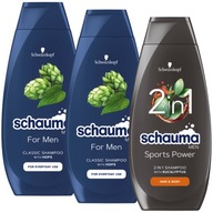 Schauma MEN II šampón na vlasy 3x400ml Schauma MEN II šampón na vlasy 3x400ml