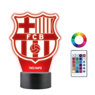 Nočná lampa FC Barcelona Club 3D LED diaľkové ovládanie Názov Nočná lampa FC Barcelona Club 3D LED diaľkové ovládanie Názov