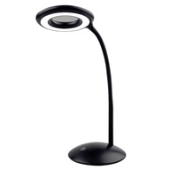 LED STOLNÁ LAMPA s lupou, NASTAVITEĽNÁ, čierna Ø14,8 LED STOLNÁ LAMPA s lupou, NASTAVITEĽNÁ, čierna Ø14,8