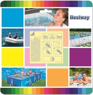 VODEODOLNÉ ZÁPLATY NA LEPICÍ BAZÉN BESTWAY 10 KS VODEODOLNÉ ZÁPLATY NA LEPICÍ BAZÉN BESTWAY 10 KS