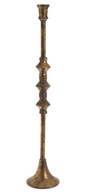 Zlatý kovový svietnik, staré zlato, 51 cm Zlatý kovový svietnik, staré zlato, 51 cm