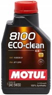 MOTUL 8100 ECO-CLEAN C2 5W30 - 1L