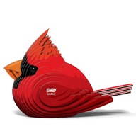 Kardinál Scarlet Eugy. Ekologické 3D puzzle Kardinál Scarlet Eugy. Ekologické 3D puzzle