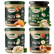 KETO pasta z mandlí a pistácií s tarpeou z lieskových orieškov a kešu