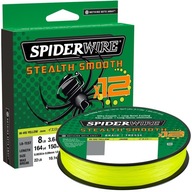 SPIDERWIRE STEALTH SMOOTH12 YELLOW WEAVE 0,09 mm150