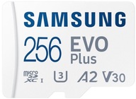 PAMÄŤOVÁ KARTA MICRO SD 256GB SAMSUNG EVO+ ADAPTÉR