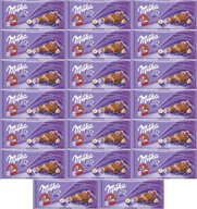 Milka čokoládové hrozienka a orechy 100g x20 Milka čokoládové hrozienka a orechy 100g x20