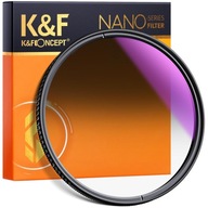 K&F POLOVIČNÝ FILTER sivý NanoX GND8 Soft 55mm
